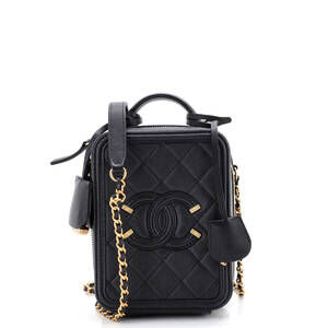 Chanel Filigree Vertical Vanity Case #205347C46B